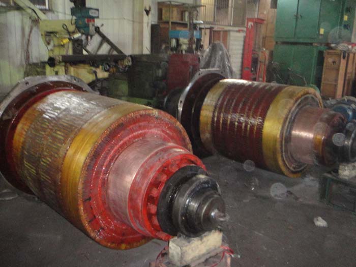 直流電機(jī)維修修理?yè)Q向器內(nèi)部短路故障處理方法